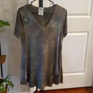 Ladies rhinestone blouse